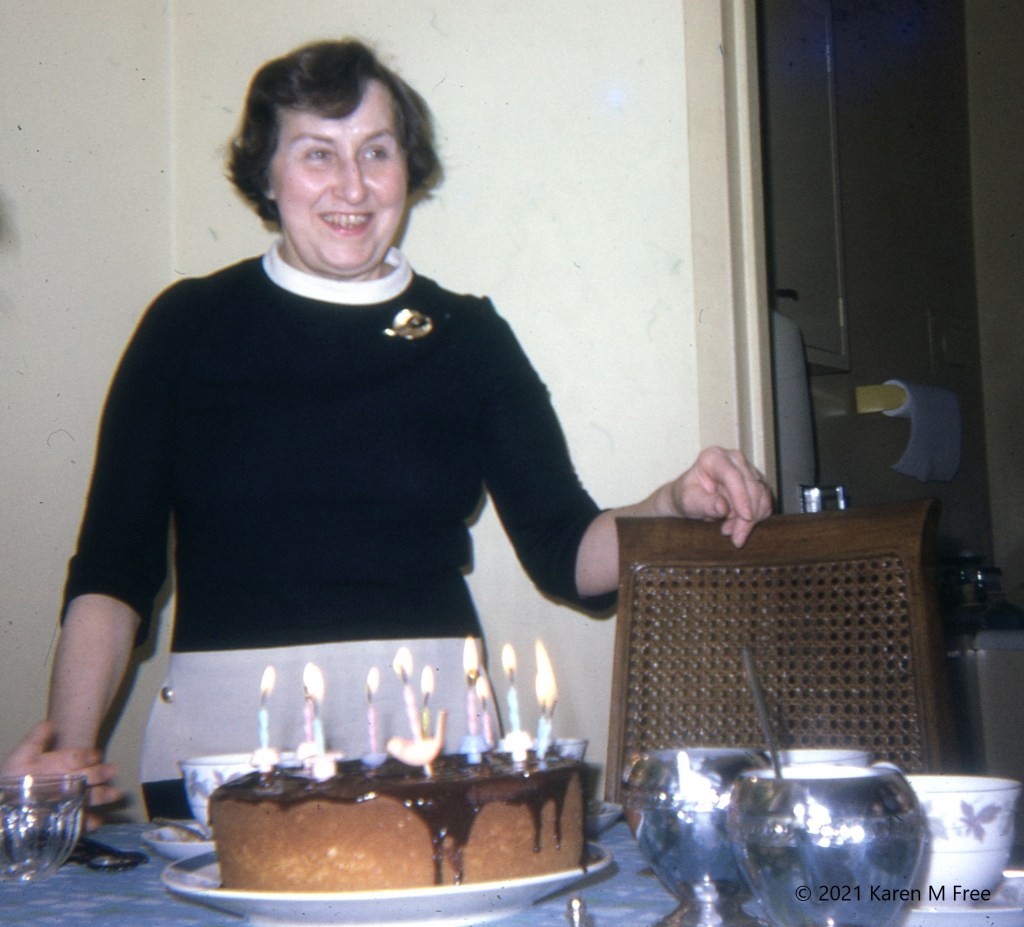 chocolate glazed cake with birthday candles