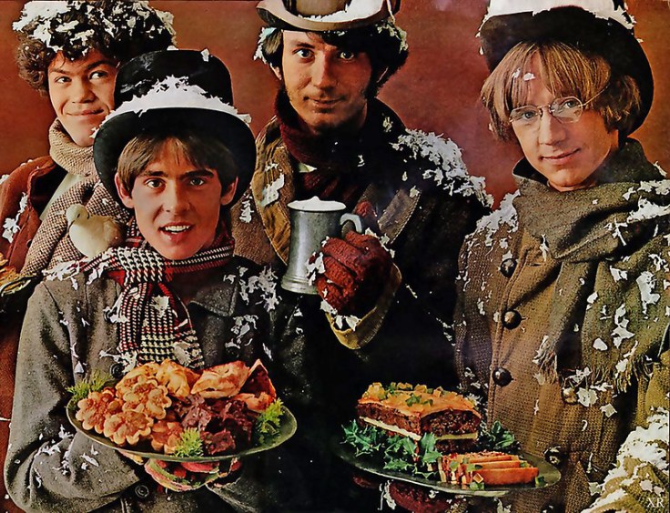 Monkees band, 1966, in winter clothes