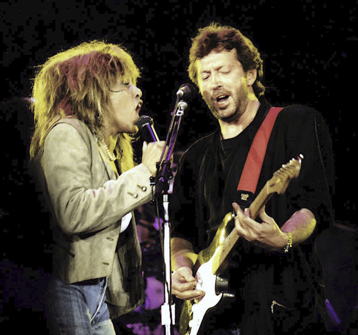 Tina Turner and Eric Clapton