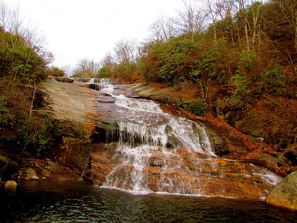 Waterfall at Pisgah National Forest